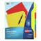 Avery 11 x 8.5 Heavy-Duty Plastic Dividers with Multicolor Tabs and White Labels - Assorted (5-Pieces/Set)